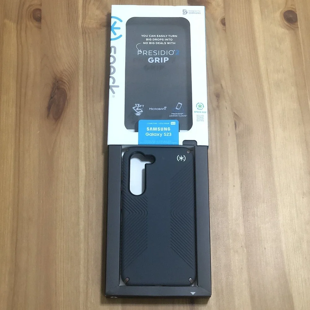 Speck Presidio 2 Grip Case Samsung Galaxy S23 Charcoal Gray/Bronze